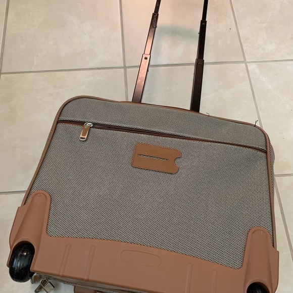 Luggage upright wheels by Rockland Soft sided Rolling Computer Case &overnighter - Picture 11 of 16